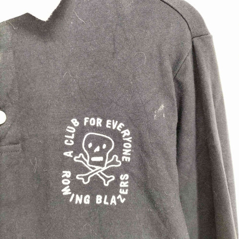 ローイング ブレザーズ ROWING BLAZERS スカル刺繍 ラガーシャツ メンズ import:S