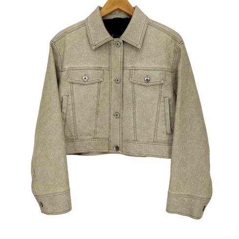 メゾンスペシャル MAISON SPECIAL Washed Vegan Leather Short Length Blouson レディース FREE