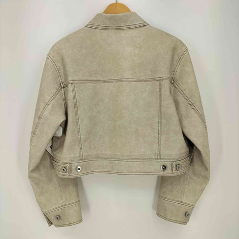 メゾンスペシャル MAISON SPECIAL Washed Vegan Leather Short Length Blouson レディース FREE