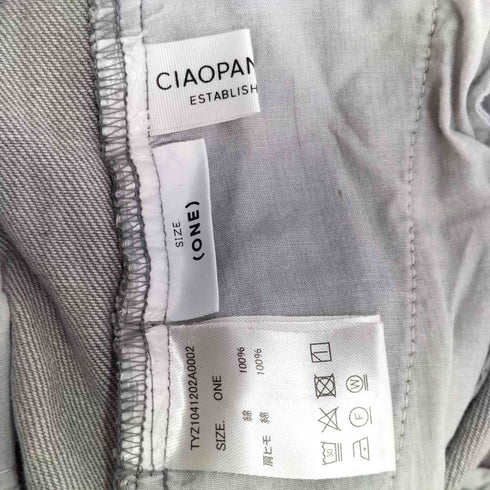 チャオパニックティピー CIAOPANIC TYPY 2WAYサス付きデニムワイドサロペット レディース ONE SIZE