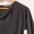 イッセイミヤケ ISSEY MIYAKE 80s 筆タグ ドレープネック アシンメトリー 長袖 カットソー レディース JPN:9号
