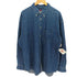 バナナリパブリック BANANA REPUBLIC 90s 赤タグ デニム コットン ボタンダウン L/S シャツ メンズ import:XL