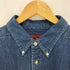 バナナリパブリック BANANA REPUBLIC 90s 赤タグ デニム コットン ボタンダウン L/S シャツ メンズ import:XL