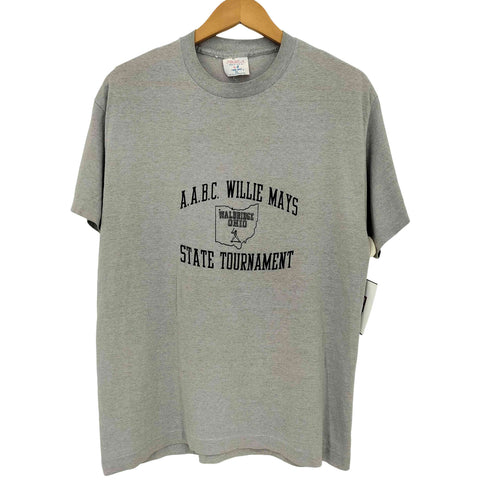 SELEC‐T 90s USA製 コットンポリ シングルステッチ A.A.B.C. Wilie Mays Sate Tournament カレッジ Tシャツ メンズ import:XL