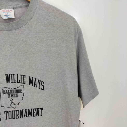 SELEC‐T 90s USA製 コットンポリ シングルステッチ A.A.B.C. Wilie Mays Sate Tournament カレッジ Tシャツ メンズ import:XL