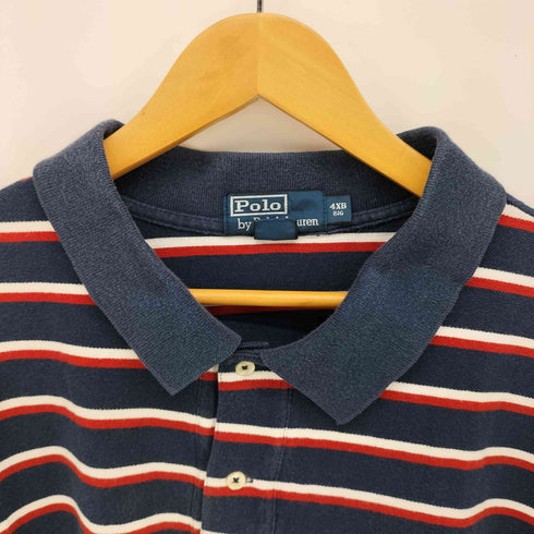 ポロバイラルフローレン Polo by RALPH LAUREN ポニー刺繍 ボーダー ポロシャツ メンズ 4XB