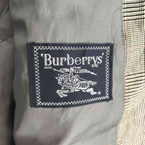 バーバリーズ BURBERRYS ガンクラブチェック ダブルブレストテーラードジャケット 2タックスラックス セットアップ メンズ 165