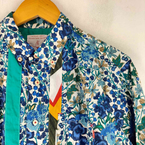 KAWATANI SHIRT 花柄 ロングスリーブシャツ メンズ JPN:M