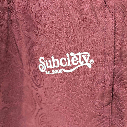 サブサエティ Subciety Paisley baggy slacks ペイズリー柄 バギースラックス メンズ JPN:XL