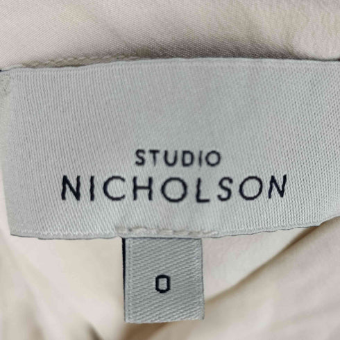スタジオニコルソン STUDIO NICHOLSON SERRA A ハイネックシルクブラウス レディース JPN:0