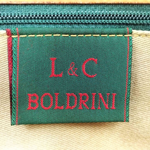 L&C boldrini チャーム付き レザー トート ハンドバッグ レディース