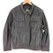bo mike ronny 1998 LEATHER GARMENTS ステッチデザイン 2WAY レザー トラックジャケット メンズ import:L