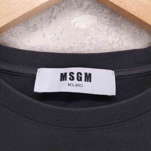 エムエスジーエム MSGM ロゴ ロングTシャツ メンズ import:S