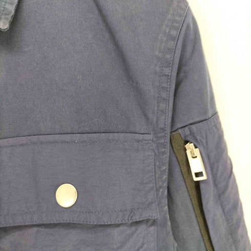 ディーゼル DIESEL マルチポケット スナップ シャツジャケット メンズ import:S