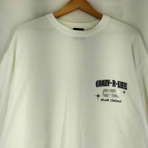 CRAZY RECKLESS LIFE 両面プリント Tシャツ メンズ JPN:XL