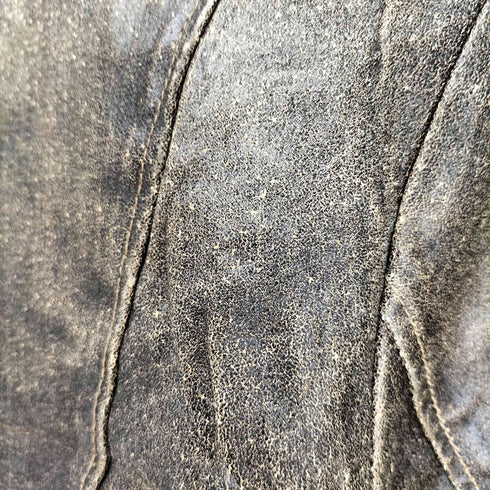 WINLIT genuine leather リアルレザー 襟ボア ベルテッドレザージャケット レディース