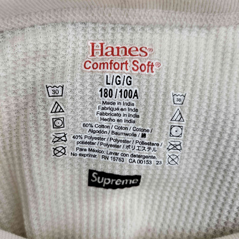 シュプリーム Supreme BRNES THERMAL CREW メンズ import:L