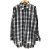 オフホワイト OFF-WHITE ダイアゴナルプリント チェック L/S ネルシャツ メンズ import:L