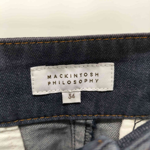 マッキントッシュフィロソフィー MACKINTOSH PHILOSOPHY ウエスト サイドボタン ワイド デニム レディース JPN:34