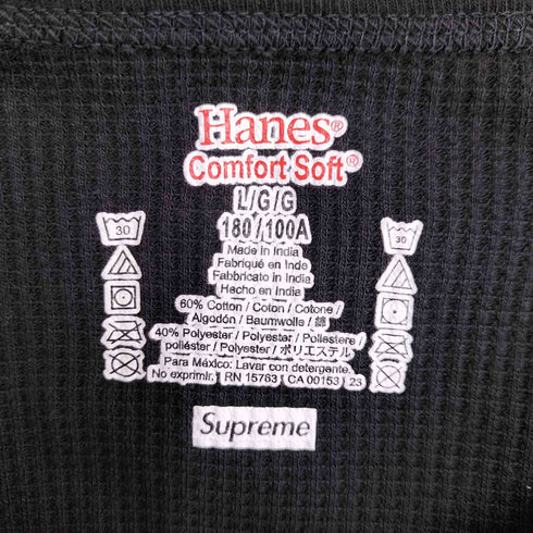 シュプリーム Supreme BRNES THERMAL CREW メンズ import:L