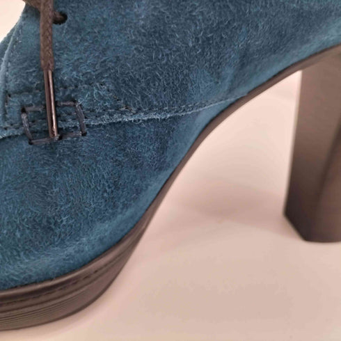 トッズ TOD’S イタリア製 スウェード レースアップ アンクル ブーツ レディース EUR:38