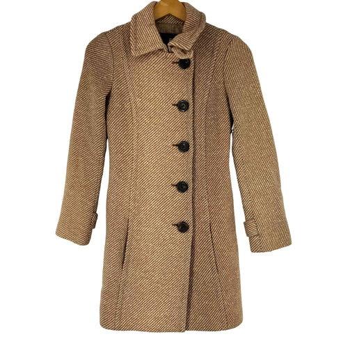 バーバリーブルーレーベル BURBERRY BLUE LABEL ANGOLA アンゴラ混 ロングコート レディース import:S