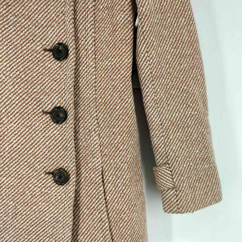 バーバリーブルーレーベル BURBERRY BLUE LABEL ANGOLA アンゴラ混 ロングコート レディース import:S