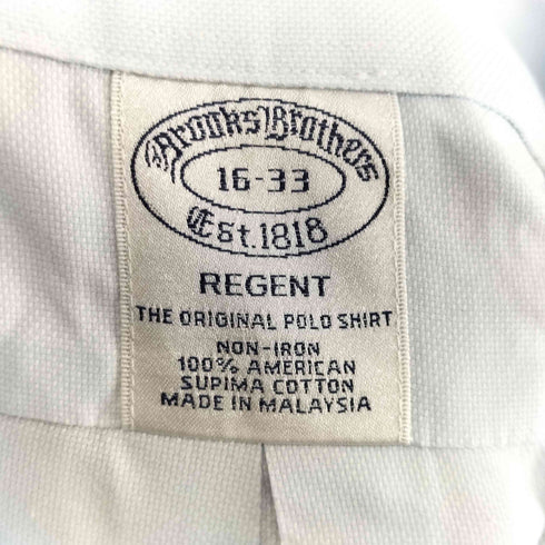ブルックスブラザーズ BROOKS BROTHERS REGENT ロングスリーブ ボタンダウンシャツ メンズ 16