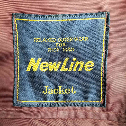 NEWLINE スエード 2B テーラードジャケット メンズ