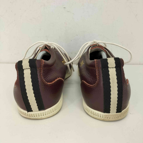 トップセブン TOP SEVEN レザースニーカー バーガンディ メンズ EUR:41