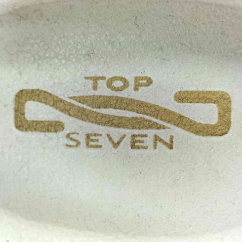 トップセブン TOP SEVEN レザースニーカー バーガンディ メンズ EUR:41