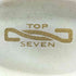 トップセブン TOP SEVEN レザースニーカー バーガンディ メンズ EUR:41