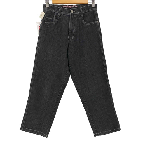 00s 5ive jungle & Co ブラックバギーデニムパンツ hiphop Y2K メンズ 30