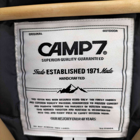キャンプセブン CAMP7 アクティブ アウトドア フード ダウン ジャケット レディース JPN:L