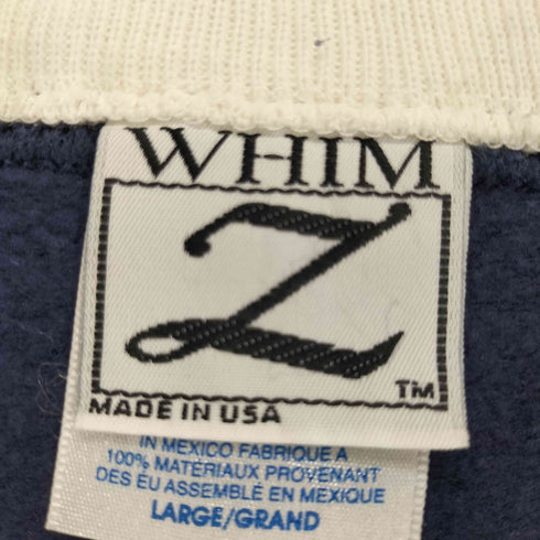 WHIM Z USA製 HANESボディ フラワー デザイン スウェット レディース import:L