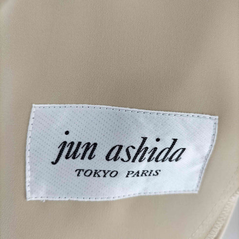 ジュンアシダ jun ashida 2タック ジップフライ ポリエステル ワイド パンツ レディース 7