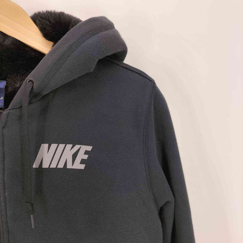 ナイキ NIKE スウォッシュロゴ 裏地ファー ジップアップ パーカー レディース JPN:L