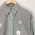 カールヘルム Karl Helmut ワッペン付き チェック ボタンダウンシャツ メンズ JPN:M