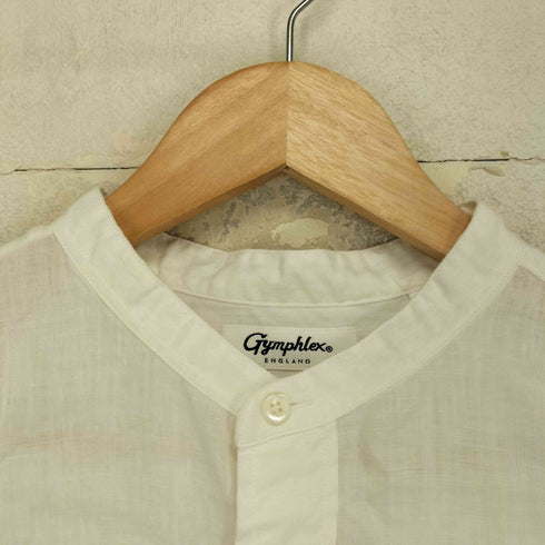 ジムフレックス GYMPHLEX バンドカラー ロングスリーブシャツ メンズ JPN:M