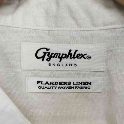 ジムフレックス GYMPHLEX バンドカラー ロングスリーブシャツ メンズ JPN:M