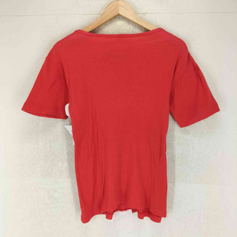 DANMARK 国旗モチーフ Tシャツ 袖裾シングル メンズ JPN:S