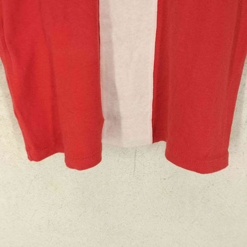 DANMARK 国旗モチーフ Tシャツ 袖裾シングル メンズ JPN:S