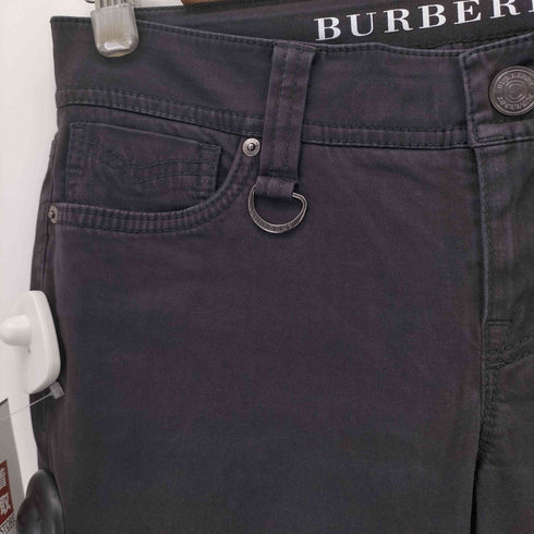 バーバリーロンドン BURBERRY LONDON パイピングノバチェック ジップフライスキニーパンツ メンズ 38