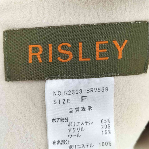 RISLEY リバーシブルバイカラーボアベスト レディース FREE