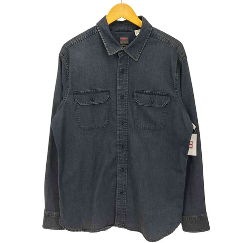 リーバイス Levis インディゴ クラシック ワーカー ストレッチ デニム シャツ メンズ import:L