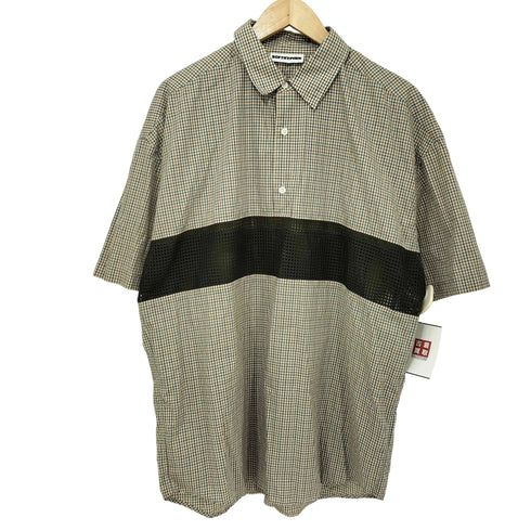 ソフトハイフン SOFTHYPHEN MESH SWITCHED PULLOVER S/S SHIRT メッシュ切替 プルオーバー 半袖シャツ メンズ JPN:2