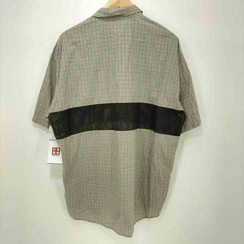 ソフトハイフン SOFTHYPHEN MESH SWITCHED PULLOVER S/S SHIRT メッシュ切替 プルオーバー 半袖シャツ メンズ JPN:2