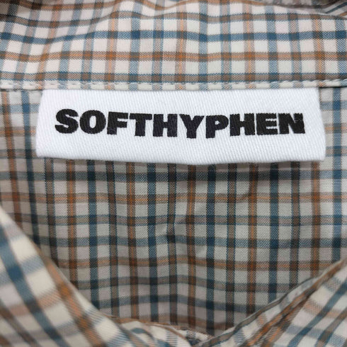 ソフトハイフン SOFTHYPHEN MESH SWITCHED PULLOVER S/S SHIRT メッシュ切替 プルオーバー 半袖シャツ メンズ JPN:2