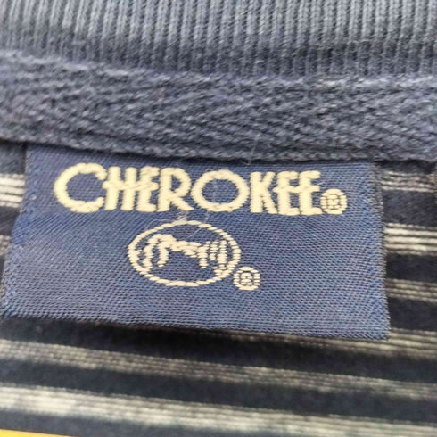 チェロキー Cherokee 90s ボーダークルーネックTシャツ メンズ S