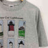 デルタ DELTA 00s 灯台 アートプリントクルーネック 半袖Tシャツ メンズ L